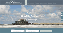 Desktop Screenshot of hotel-du-commerce.be